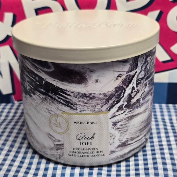 BBW Book Loft Large 3 Wick Candle Home Fragrance Decor - Picture 1 of 2